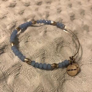 Lavender and Silver Alex and Ani Bracelet